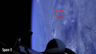 Is er een UFO waargenomen tijdens SpaceX-raketlancering?