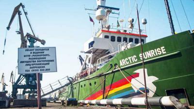 greenpeace schip, mileubeweging
