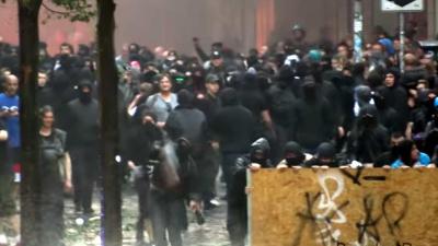 Vele gewonden bij rellen in Hamburg tijdens G20-top