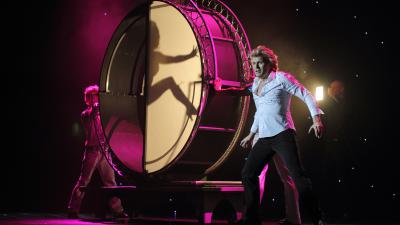 Hans Klok tijdens show