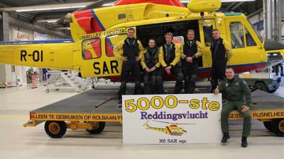 Foto van SAR helikopter | Min. Defensie