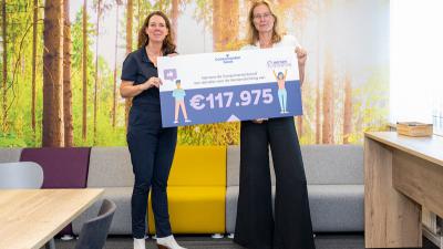 Overhandiging cheque 