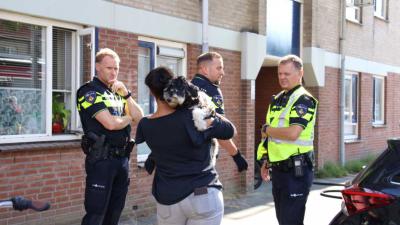 Hond gered bij woningbrand in Vlaardingen