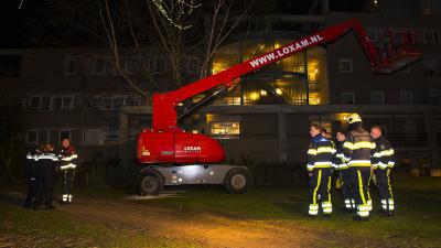 Brand in hoogwerker Vught