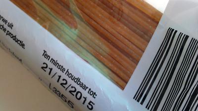 Foto van pasta spaghetti houdbaar datum | Archief EHF