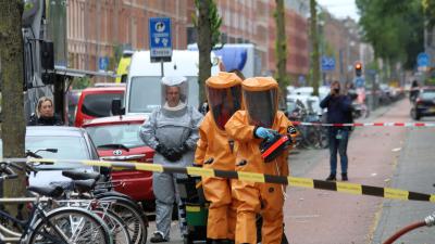 Hulpdiensten ter plaatse