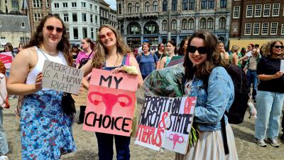 Demonstratie op de Dam