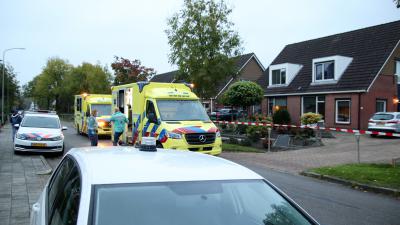 Ambulances en politie ter plaatse