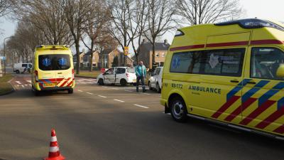 Hulpverleners aanwezig op plaats ongeval