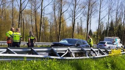 Forse vertraging op A2 door ongeval