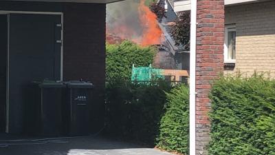 Brandweer blust brand