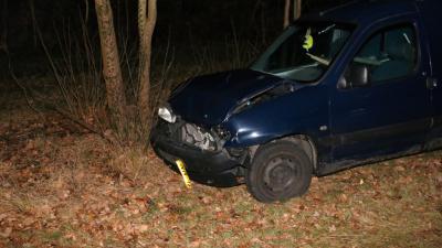Kop-staart aanrijding nabij Gieten
