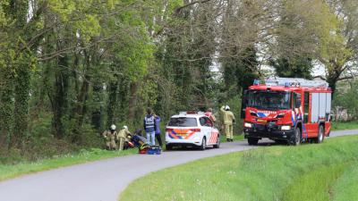 Hulpdiensten ter plaatse