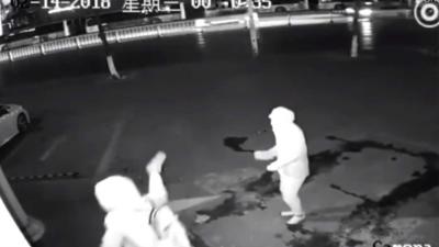 Video toont megablunder inbrekers