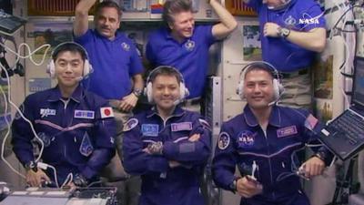 International Space Station van 3 nieuwe astronauten voorzien