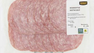 Jumbo haal Brabantse metworst uit de schappen