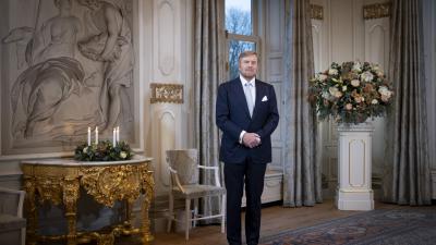 Koning Willem-Alexander spreekt de kersttoespraak uit