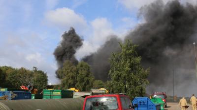 brand, loods, ryclingbedrijf, kiel-windeweer