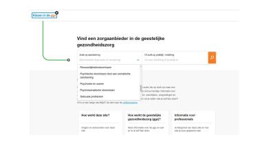 Nieuwe website helpt psycholoog of psychiater te vinden