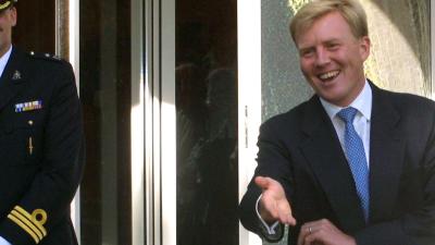 Koning bij viering 50 jaar NAVO-hoofdkwartier in Brunssum