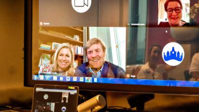 koning-videogesprek-Maastricht UMC+