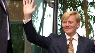 Koning bij openingsceremonie EK atletiek Museumplein Amsterdam