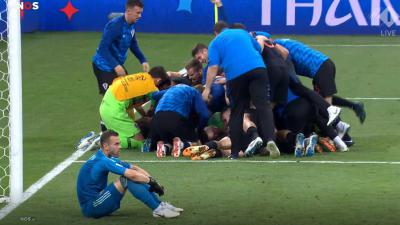 Kroatië wint 'strafschoppenthriller' van Rusland