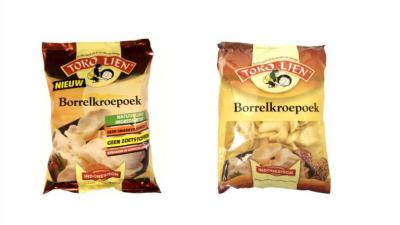 Toko Lien Borrel Kroepoek uit de schappen om gluten