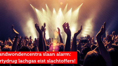 brandwondencentra, partydrug, lachgas, slachtoffers