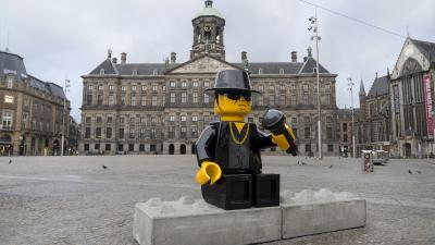 Lego Andre Hazes op de Dam