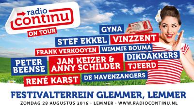 Radio Continu On Tour op het strand van Lemmer