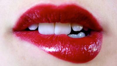 foto van rode lippen | freewallpaperss