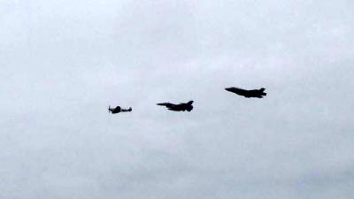 Grote militaire oefening in en boven Nederland in volle gang