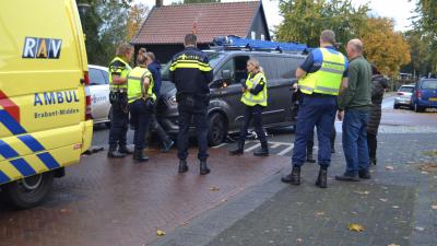 Fiets volledig onder het busje