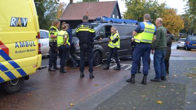 Fiets volledig onder het busje