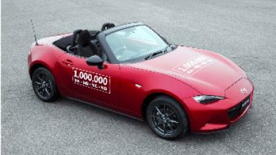 Mazda MX-5 bereikt mijlpaal van 1 miljoen exemplaren