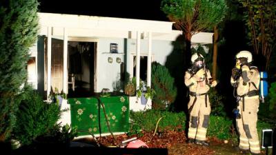 Brand in chalet Midlaren 