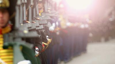 militairen-prinsjesdag-zon