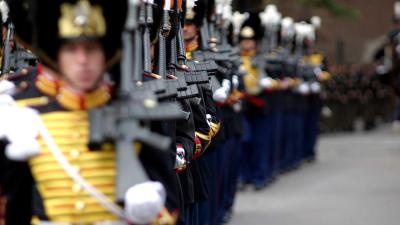 militairen-vuurwapen-Prinsjesdag