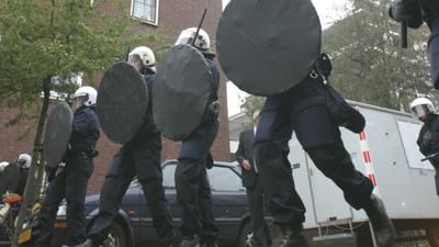 166 demonstranten opgepakt in Den Haag
