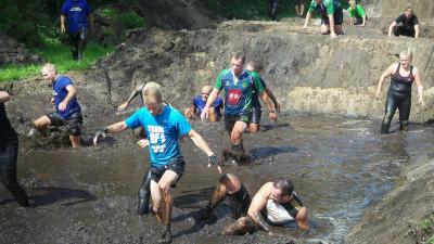 'Moddervette' hindernisbaan rond Gaasperplas