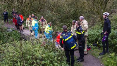 Mountainbiker ernstig gewond na val in Broekpolder 