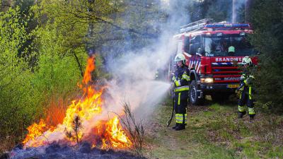 Felle brand op landgoed Venrode in Boxtel snel gedoofd