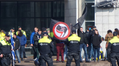 Zeven arrestaties bij demonstratie rechts tegen links