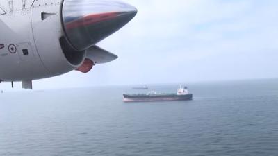 Defensie controleert boven Noordzee op olielozingen