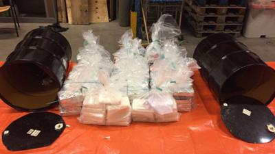 Opnieuw cocaïne in vaten uit Brazilië