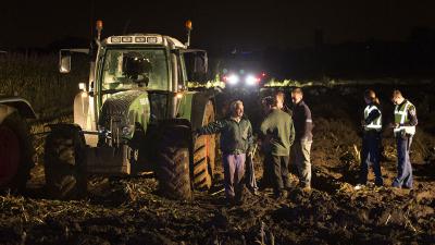 Foto van ongeval met sleepkabel | Sander van Gils | www.persburosandervangils.nl