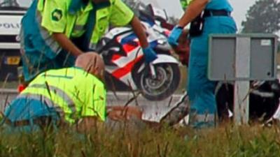 Motorrijder overleden op de A7Middenmeer - 