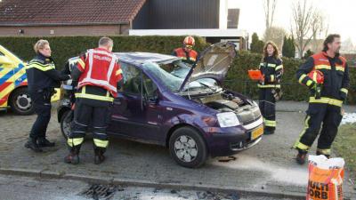 Auto's botsen in Schoonebeek