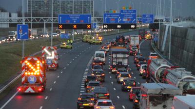 Drukke ochtendspits rond Rotterdam door eerdere stroomstoring